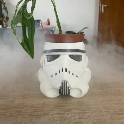 Mũ Stormtrooper Chậu Cây / Chậu Cây Mũ Stormtrooper Lớn