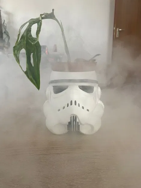 Mũ Stormtrooper Chậu Cây / Chậu Cây Mũ Stormtrooper Lớn - Image 2