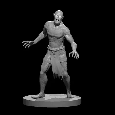 Ashwalker - Mẫu In 3D Kobold Press Tome of Beasts