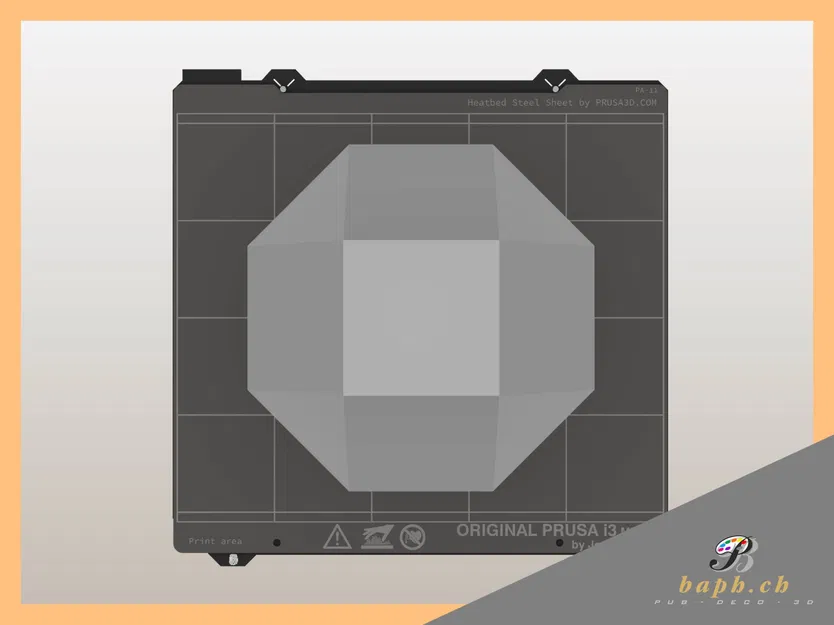 Mô hình 3D Khối Rhombicuboctahedron (150mm) - Image 1