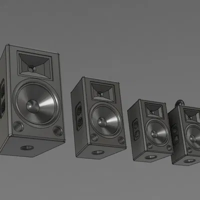 Mô hình loa Fullrange Tỷ lệ 1:20