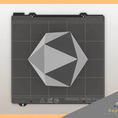 Mô hình 3D Hình Đa Diện Đều 20 Mặt (Icosahedron)