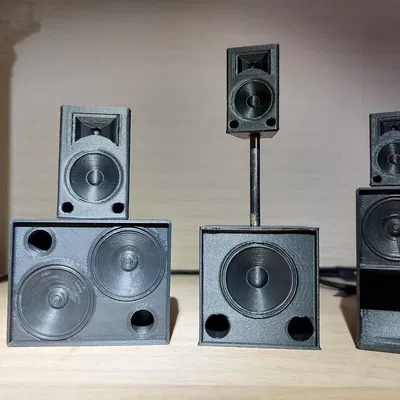 Bass speakers modelscale 1:20