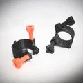 Giá đỡ GoPro cho xe đạp (ống 35mm) + núm vặn - Thumbnail 1