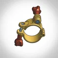 Giá đỡ GoPro cho xe đạp (ống 35mm) + núm vặn - Thumbnail 5
