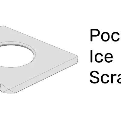Pocket Ice Scraper