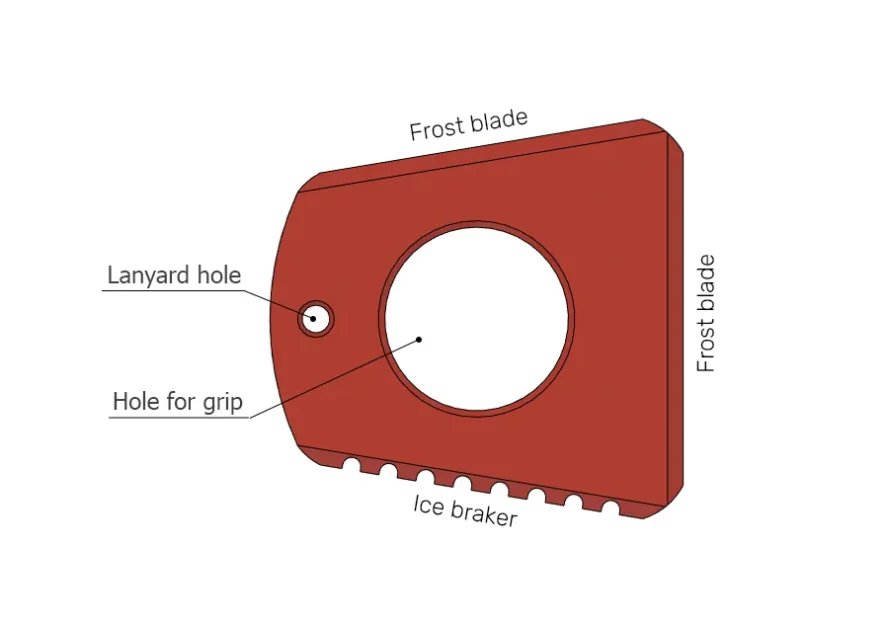 Pocket Ice Scraper - Image 2