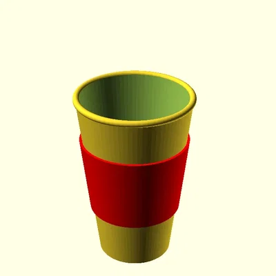 Mô Hình Cốc Cà Phê