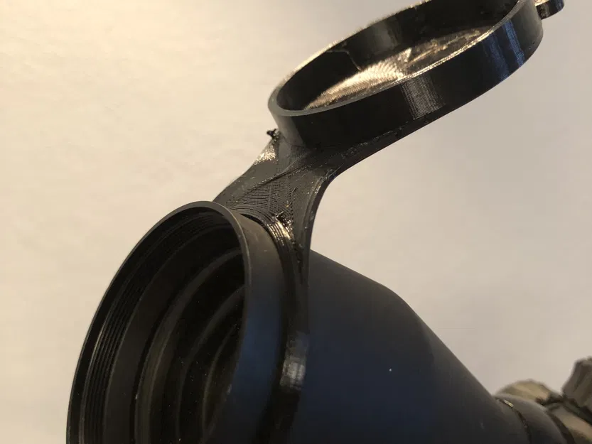 Print in place flip up optics Cover - Image 1