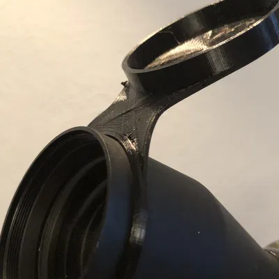 Print in place flip up optics Cover