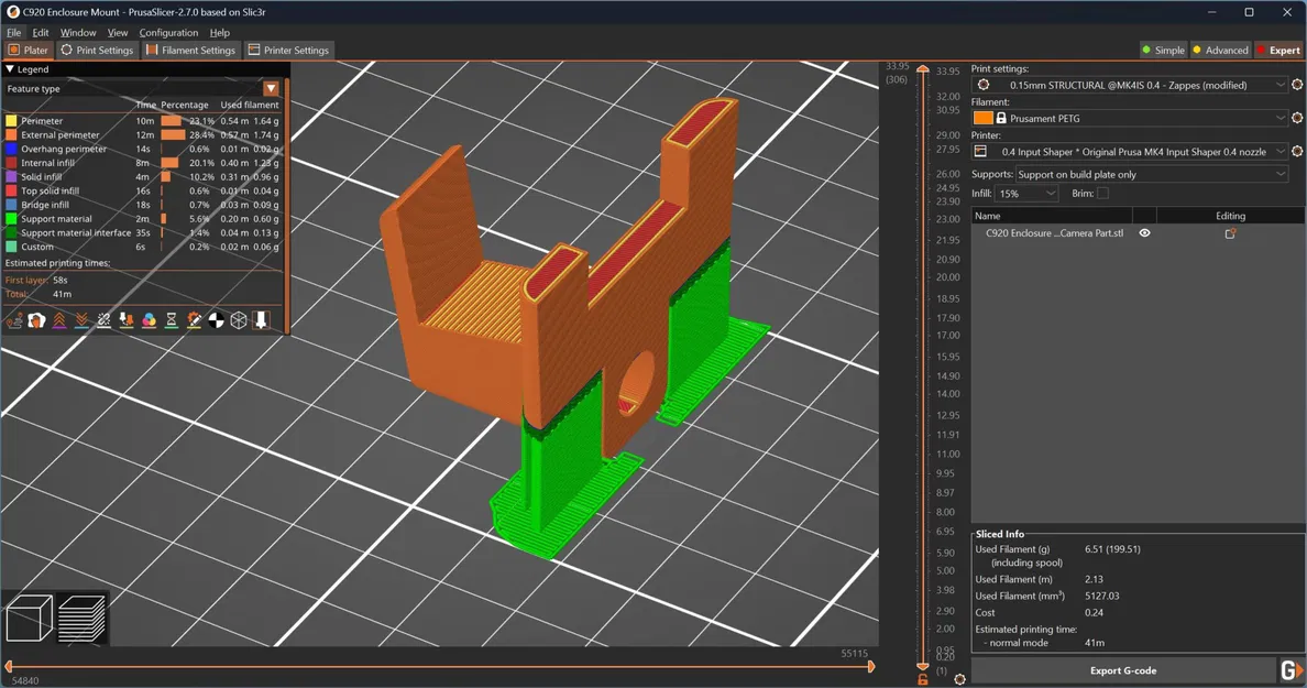 Ngàm Tripod Siêu Gọn Cho Webcam Logitech C920 - Image 9