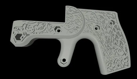 Súng Harlot (Khắc Hoa Văn) Miễn Phí - Image 1