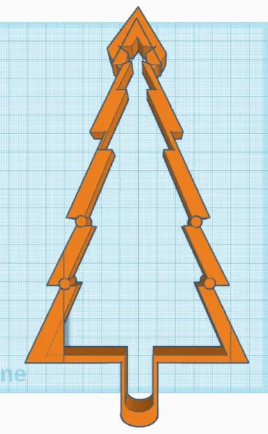 Khuôn Cắt Bánh Hình Cây Thông Noel - Image 1