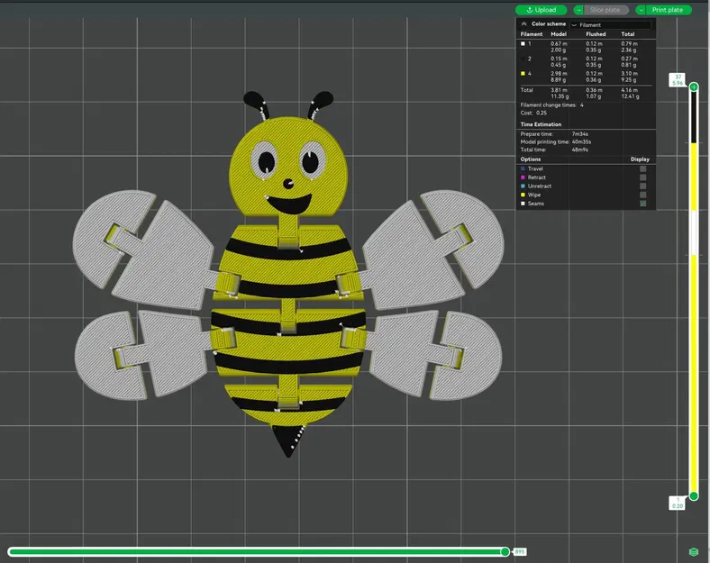 Articulated Bee flexi - Image 2