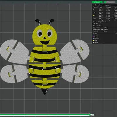 Articulated Bee flexi