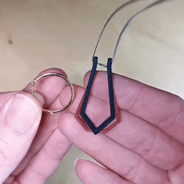 Silver Necklace - Ring Keeper - Image 3