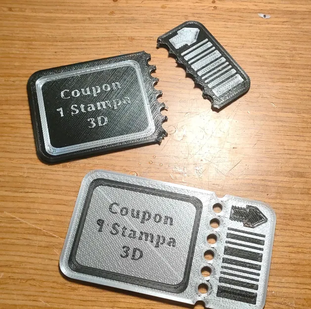 Coupon 1 Stampa 3D - Image 1