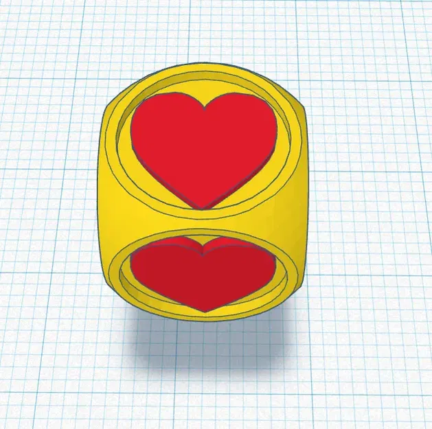 Charm xúc xắc trái tim - Image 2