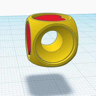 Charm xúc xắc trái tim