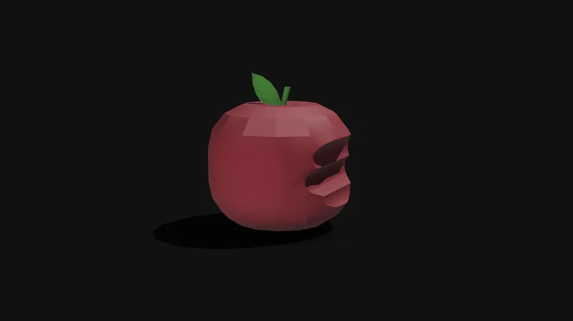 Táo low poly - Image 1