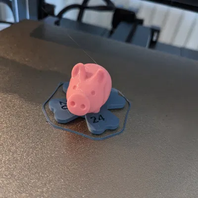 Happy New Year Pig 2024 (Glücksschweinchen)