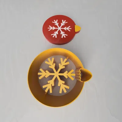 Khuôn Cắt Đất Sét Polymer Hình Trang Trí Giáng Sinh