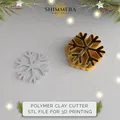 Dao Cắt Đất Sét Polymer Hình Bông Tuyết - Thumbnail 1