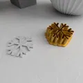 Dao Cắt Đất Sét Polymer Hình Bông Tuyết - Thumbnail 2