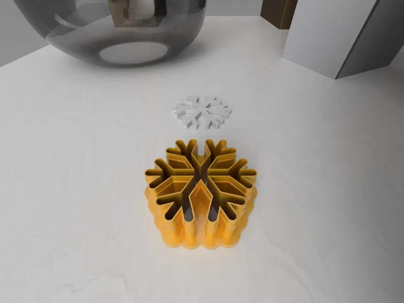 Dao Cắt Đất Sét Polymer Hình Bông Tuyết - Image 3