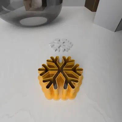 Dao Cắt Đất Sét Polymer Hình Bông Tuyết