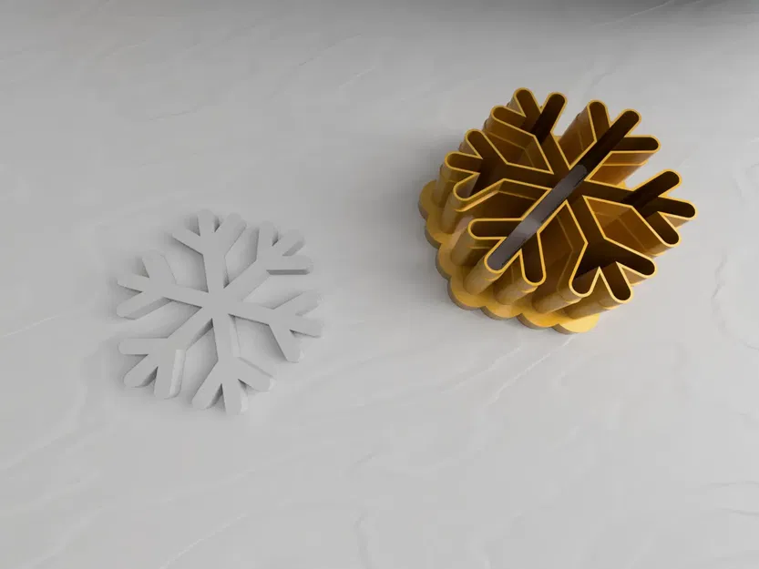 Dao Cắt Đất Sét Polymer Hình Bông Tuyết - Image 4