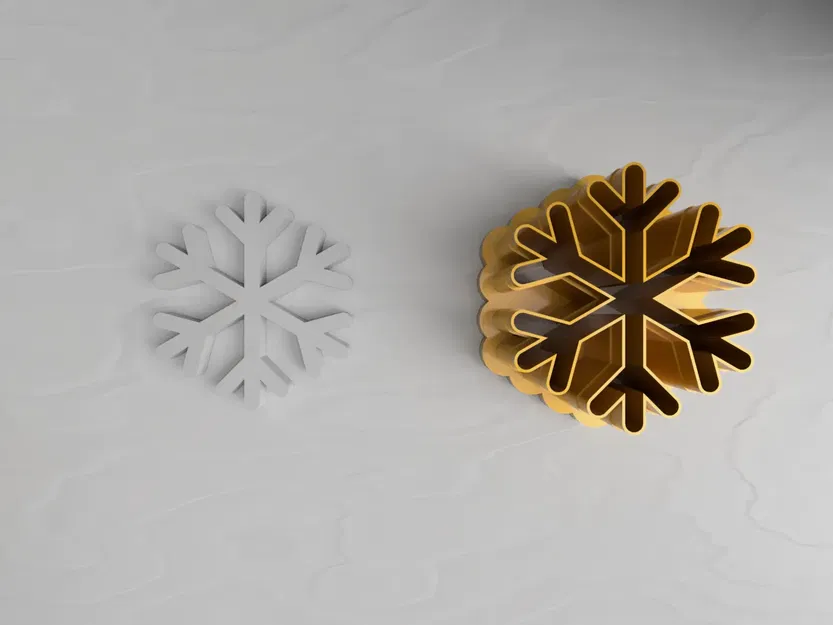 Dao Cắt Đất Sét Polymer Hình Bông Tuyết - Image 6