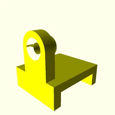 Bộ phận giữ đèn hậu xe đạp bị gãy