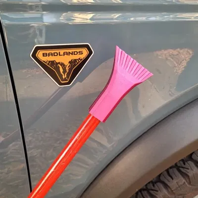 Broom handle Ice Scraper