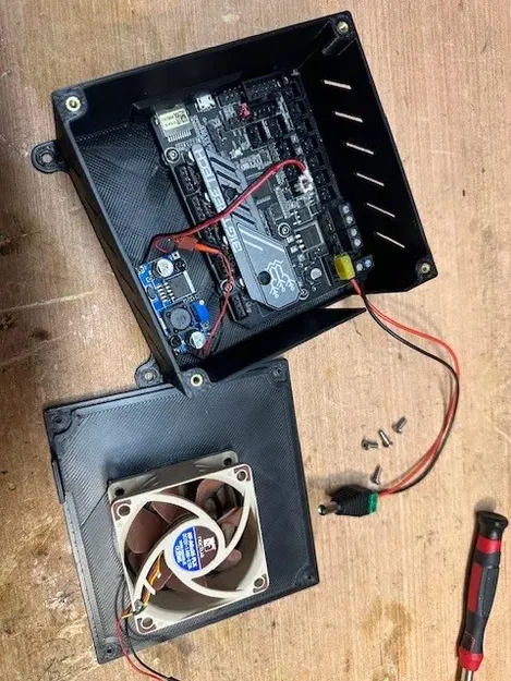 Vỏ Máy In Ender 3 Cho SKR Mini E3 V3, Bộ Chuyển Đổi LM2596 và Quạt 60mm - Image 2