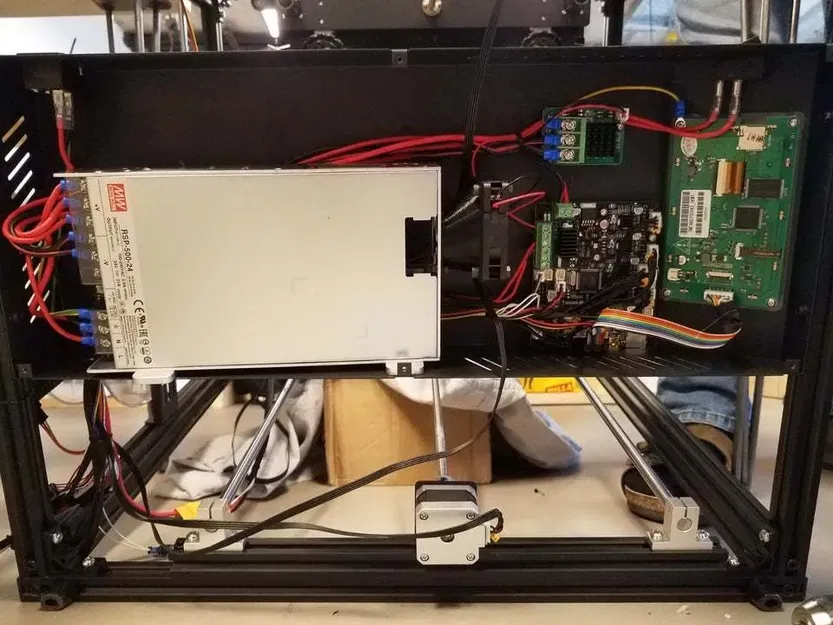 60 to 40mm Fan Adapter at corner (for Ender 5+ PSU) - Image 1