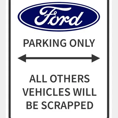 Biển Báo Chỉ Dành Cho Xe Ford Đỗ