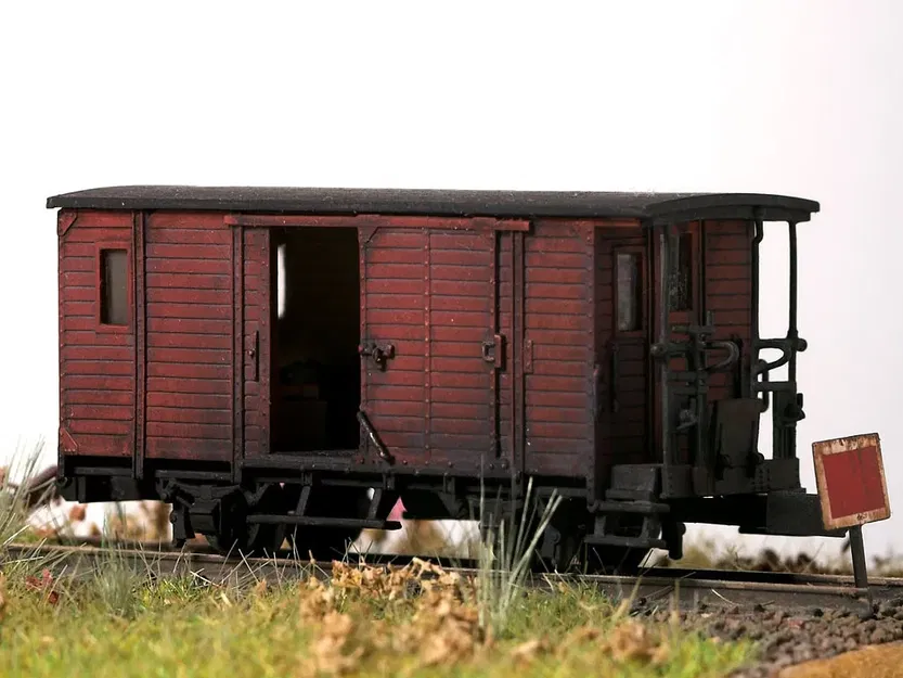 Mô hình TTm 1000mm Tàu chở hàng 905-153 (NWE 156) Tỉ lệ 1:120 - Image 1