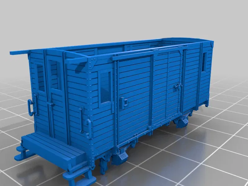 Mô hình TTm 1000mm Tàu chở hàng 905-153 (NWE 156) Tỉ lệ 1:120 - Image 7