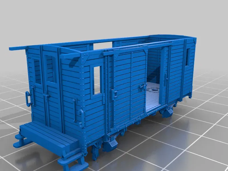 Mô hình TTm 1000mm Tàu chở hàng 905-153 (NWE 156) Tỉ lệ 1:120 - Image 8