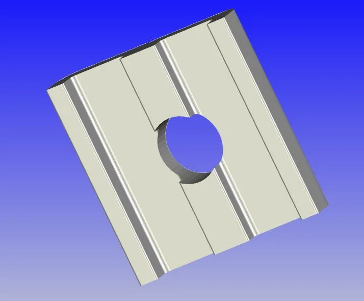 Clamp strip 20x20 mm 6,5 mm hole, 夾條 20x20 mm 6.5 mm 孔, कलप पटट 20x20 मम 6,5 मम छद - Image 3