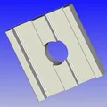 Clamp strip 20x20 mm 6,5 mm hole, 夾條 20x20 mm 6.5 mm 孔, कलप पटट 20x20 मम 6,5 मम छद - Thumbnail 3