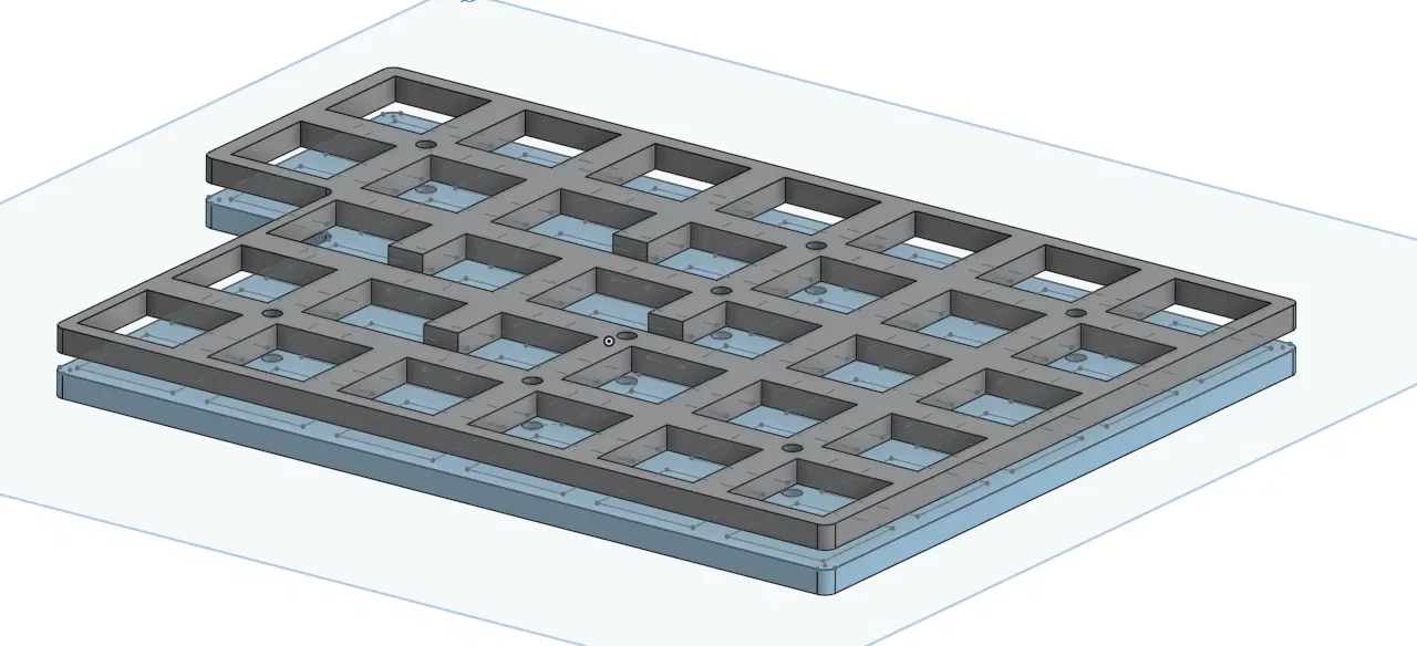 Splitkb Aurora helix Top and bottom plate - Image 1