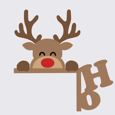 Trang Trí Khung Cửa Tuần Lộc Giáng Sinh Dễ Thương