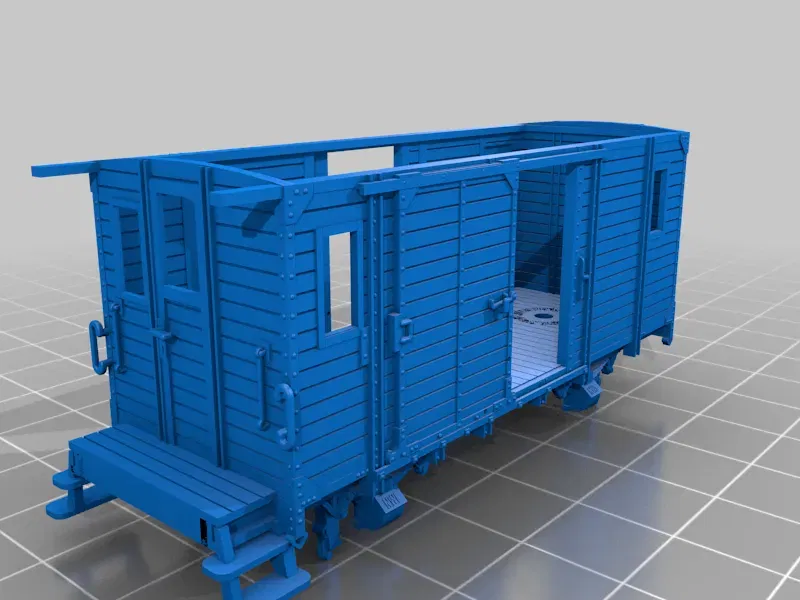 Toa Hành lý H0m 1000mm 905-153 (NWE 156) Tỷ lệ 1:87 - Image 6