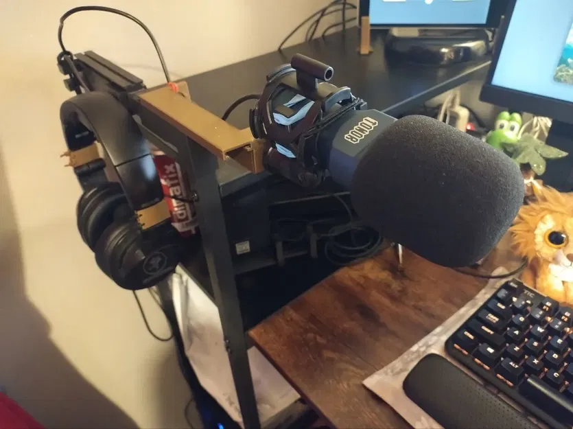 Mic Headphones Rail Stand - Image 3