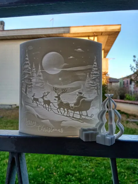 Lithophane Merry Christmas - Thiệp Chúc Mừng - Image 2