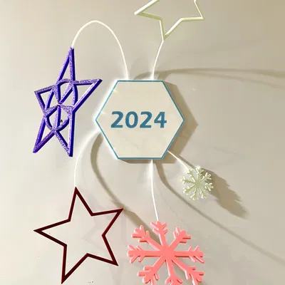 Trang trí Giáng Sinh 2024 (3 trong 1): Nam châm 3D, Nam châm 2D, Đồ trang trí nhà cửa