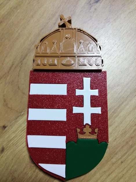 Quốc huy Hungary / Crest of Hungary - Image 1