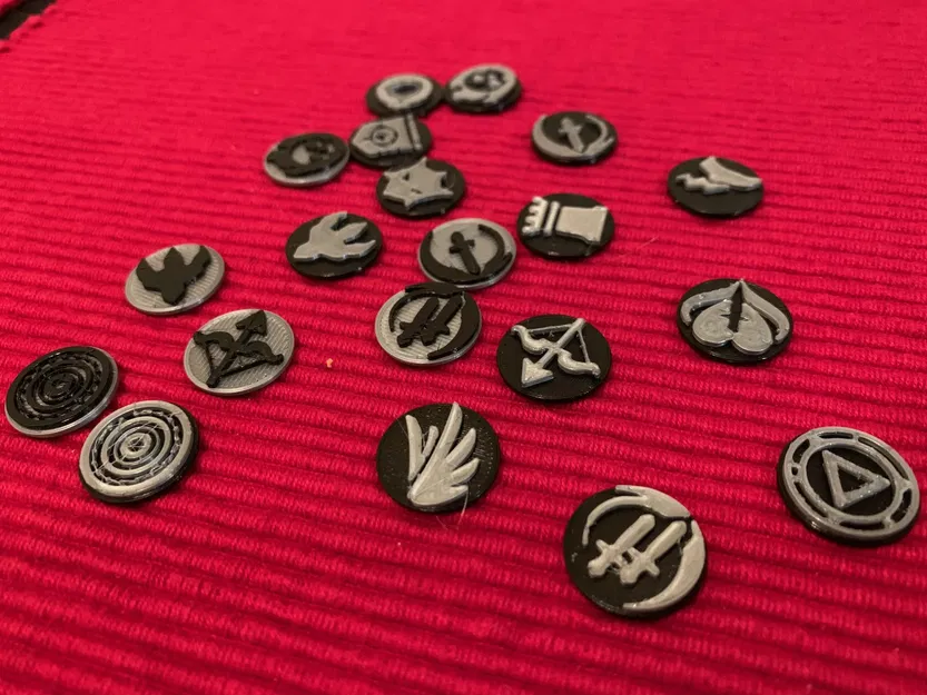 MTG counter and ability markers template - Image 2